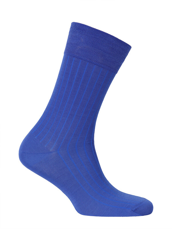 OPIUM Мужские носки 156367 Premium "в рубчик" Синий